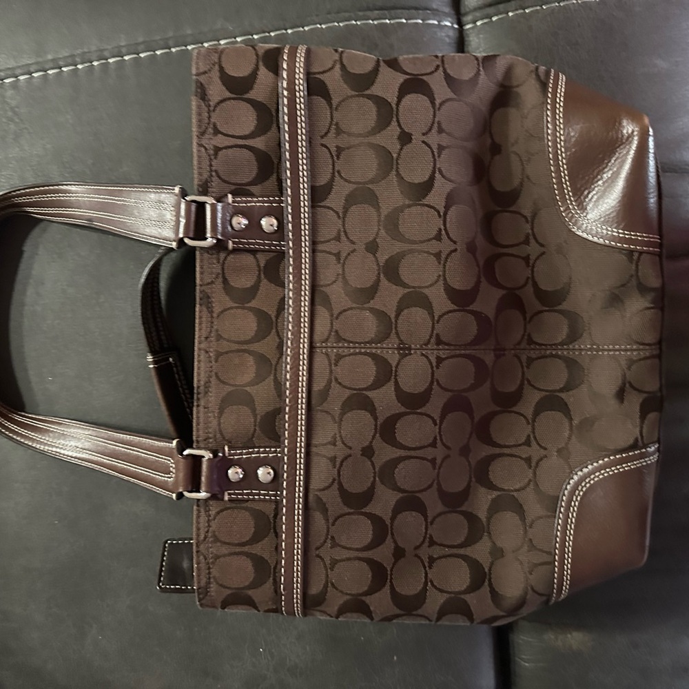 Brown coach bag like new